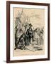 'Coronation of Henry VII on the Field of Battle',-John Leech-Framed Giclee Print