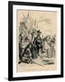 'Coronation of Henry VII on the Field of Battle',-John Leech-Framed Giclee Print