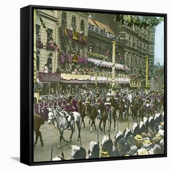 Coronation of King Edward VII of England (1841-1910), Officers of the Indian Army, 1901-Leon, Levy et Fils-Framed Stretched Canvas