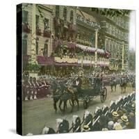 Coronation of King Edward VII of England (1841-1910), Royal Coach, London (England), 1901-Leon, Levy et Fils-Stretched Canvas