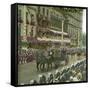 Coronation of King Edward VII of England (1841-1910), Royal Coach, London (England), 1901-Leon, Levy et Fils-Framed Stretched Canvas