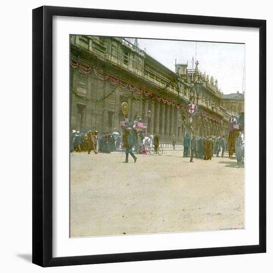 Coronation of King Edward VII of England (1841-1910), the Bank, London (England), 1901-Leon, Levy et Fils-Framed Photographic Print