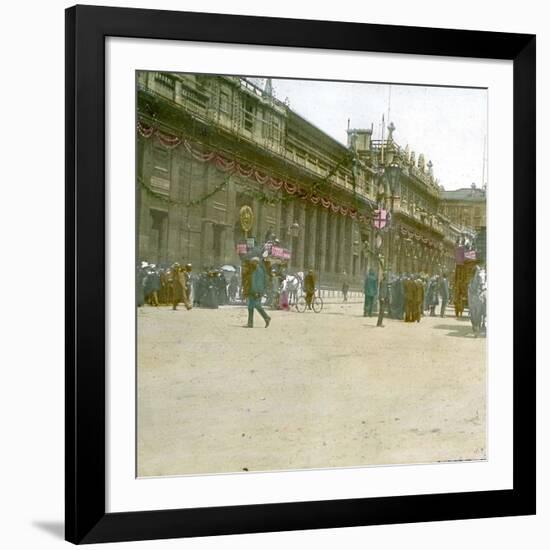 Coronation of King Edward VII of England (1841-1910), the Bank, London (England), 1901-Leon, Levy et Fils-Framed Photographic Print