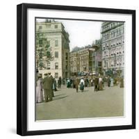 Coronation of King Edward VII of England (1841-1910), Trafalgar Square, London (England), 1901-Leon, Levy et Fils-Framed Photographic Print