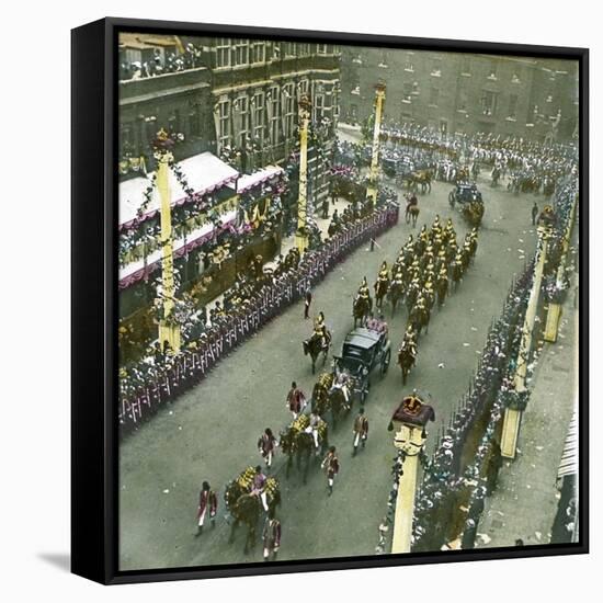 Coronation of King Edward VII of England (1841-1910)-Leon, Levy et Fils-Framed Stretched Canvas