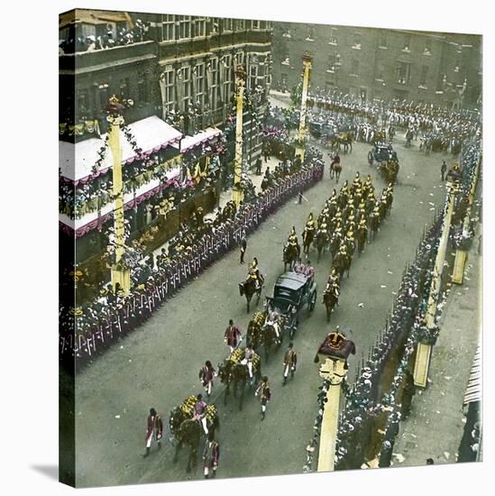 Coronation of King Edward VII of England (1841-1910)-Leon, Levy et Fils-Stretched Canvas