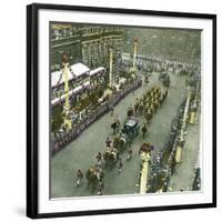 Coronation of King Edward VII of England (1841-1910)-Leon, Levy et Fils-Framed Photographic Print