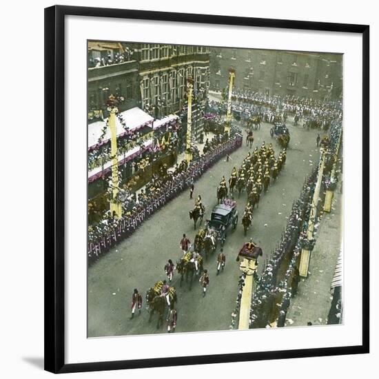 Coronation of King Edward VII of England (1841-1910)-Leon, Levy et Fils-Framed Photographic Print