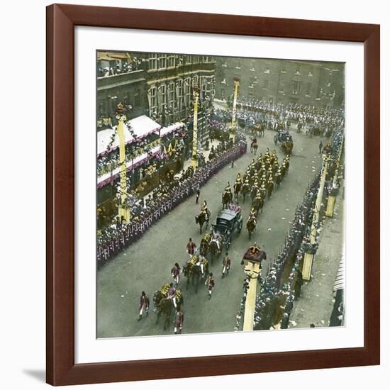 Coronation of King Edward VII of England (1841-1910)-Leon, Levy et Fils-Framed Photographic Print