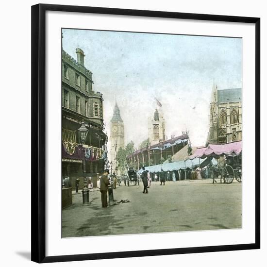 Coronation of King Edward VII of England (1841-1910)-Leon, Levy et Fils-Framed Photographic Print