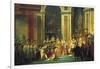 Coronation of Napoleon Bonaparte-Jacques-Louis David-Framed Art Print