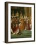 Coronation of Napoleon, Detail-Jacques-Louis David-Framed Giclee Print