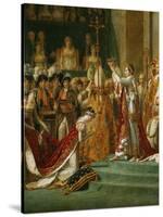 Coronation of Napoleon, Detail-Jacques-Louis David-Stretched Canvas