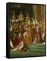 Coronation of Napoleon, Detail-Jacques-Louis David-Framed Stretched Canvas