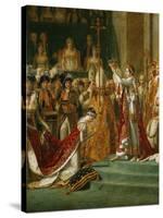 Coronation of Napoleon, Detail-Jacques-Louis David-Stretched Canvas