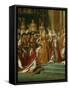 Coronation of Napoleon, Detail-Jacques-Louis David-Framed Stretched Canvas