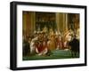 Coronation of Napoleon in Notre-Dame De Paris by Pope Pius VII, December 2, 1804-Jacques-Louis David-Framed Giclee Print