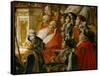 Coronation of Napoleon in Notre-Dame De Paris by Pope Pius VII, December 2, 1804-Jacques-Louis David-Framed Stretched Canvas