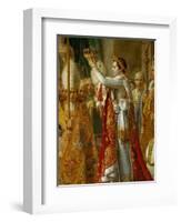 Coronation of Napoleon in Notre-Dame De Paris by Pope Pius VII, December 2, 1804-Jacques-Louis David-Framed Giclee Print