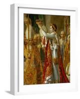 Coronation of Napoleon in Notre-Dame De Paris by Pope Pius VII, December 2, 1804-Jacques-Louis David-Framed Giclee Print