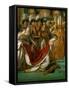 Coronation of Napoleon in Notre-Dame De Paris by Pope Pius VII, December 2, 1804-Jacques-Louis David-Framed Stretched Canvas