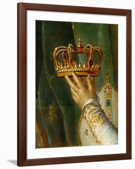 Coronation of Napoleon in Notre-Dame De Paris by Pope Pius VII, December 2, 1804-Jacques-Louis David-Framed Giclee Print