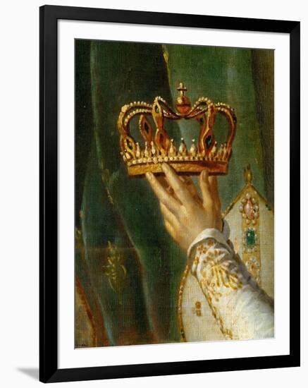 Coronation of Napoleon in Notre-Dame De Paris by Pope Pius VII, December 2, 1804-Jacques-Louis David-Framed Giclee Print