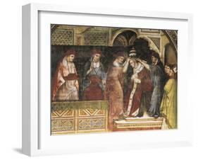 Coronation of Pope, Scene from Stories of Alexander III, 1407-1408-Spinello Aretino-Framed Giclee Print