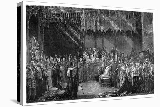 Coronation of Queen Victoria at Westminster Abbey, London, 28 June 1838-George Hayter-Stretched Canvas