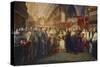 Coronation of Queen Victoria at Westminster Abbey, London on 28-Stefano Bianchetti-Stretched Canvas