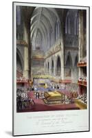 Coronation of Queen Victoria in Westminster Abbey, London, 1838-null-Mounted Giclee Print