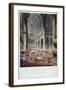 Coronation of Queen Victoria in Westminster Abbey, London, 1838-null-Framed Giclee Print