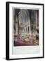 Coronation of Queen Victoria in Westminster Abbey, London, 1838-null-Framed Giclee Print