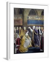 Coronation of Queen Victoria-null-Framed Giclee Print