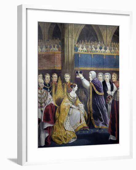 Coronation of Queen Victoria-null-Framed Giclee Print