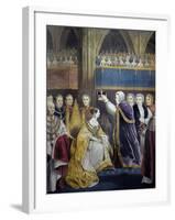 Coronation of Queen Victoria-null-Framed Giclee Print