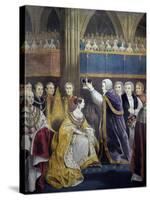 Coronation of Queen Victoria-null-Stretched Canvas