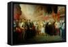 Coronation of Queen Victoria-Edmund Thomas Parris-Framed Stretched Canvas