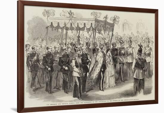 Coronation of the Emperor of Russia-null-Framed Giclee Print