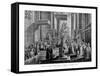 Coronation of the Empress Maria Ludovica of Austria in Pressburg, 1808-null-Framed Stretched Canvas