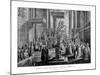 Coronation of the Empress Maria Ludovica of Austria in Pressburg, 1808-null-Mounted Giclee Print