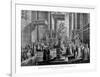 Coronation of the Empress Maria Ludovica of Austria in Pressburg, 1808-null-Framed Giclee Print
