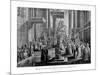Coronation of the Empress Maria Ludovica of Austria in Pressburg, 1808-null-Mounted Giclee Print