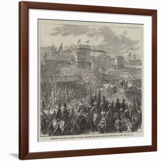 Coronation of the King of Hungary-null-Framed Giclee Print