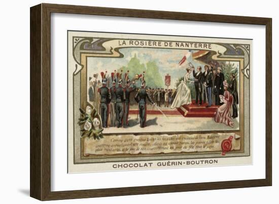 Coronation of the Rosiere of Nanterre, France-null-Framed Giclee Print
