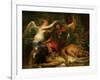 Coronation of the victor, around 1630-Peter Paul Rubens-Framed Giclee Print