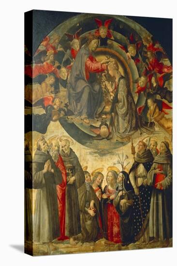 Coronation of the Virgin, 1486-Domenico Ghirlandaio-Stretched Canvas