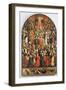Coronation of the Virgin, 1513 (Oil on Panel)-Ludovico Brea-Framed Giclee Print
