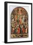 Coronation of the Virgin, 1513 (Oil on Panel)-Ludovico Brea-Framed Giclee Print