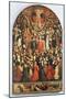 Coronation of the Virgin, 1513 (Oil on Panel)-Ludovico Brea-Mounted Giclee Print